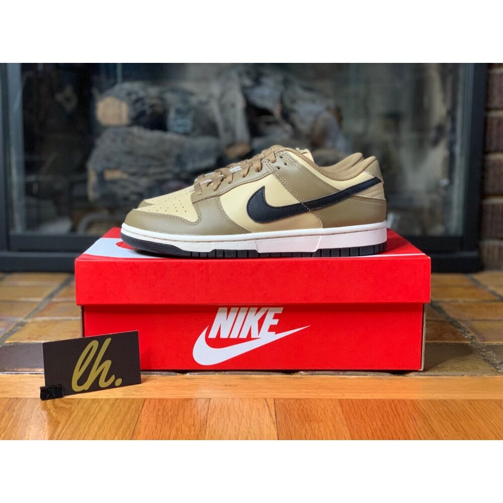 Size 8 W Nike Dunk Low “Dark Driftwood” Athletic Sneakers DD1503-200